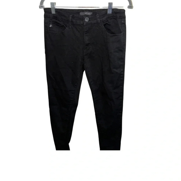 KanCan Black Mid Rise Cropped Skinny Jeans Size 13/30 - Picture 2 of 7